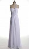 Single Sequin Straps Slit Long Prom Dresses KSP257