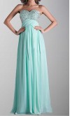 Empire Waist Sequin Lace Up Long Prom Dresses KSP266