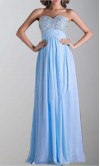 Empire Waist Sequin Lace Up Long Prom Dresses KSP266