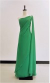 Simple But Elegant One Shoulder Long Chiffon Prom Dress KSP152