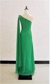 Simple But Elegant One Shoulder Long Chiffon Prom Dress KSP152