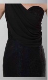 One Shoulder Sequin LBD Beaded Club Dresses KSP185