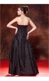 High Low Strapless Layered Black Prom Dresses KSP195