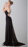One Shoulder Sequin Back Long Formal Prom Dresses KSP200
