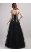 Strapless Shining Beading Tulle Ball Gowns KSP198