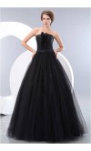 Retro Black Cinderella Lace Up Ball Gowns KSP202