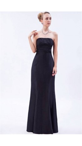 Simple Strapless Trumpet Formal Prom Dresses KSP206