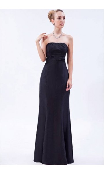 Simple Strapless Trumpet Formal Prom Dresses KSP206