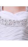 Lace Sleeves Key Hole Sequin Wedding Dresses KSP225