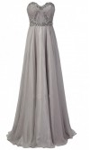 Gray Long Sweetheart Sequin Ceremony Show Dresses KSP303