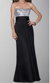 Cross Straps Rhinestone Empire Long Formal Dresses KSP317