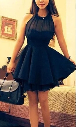 Short Sexy Illusion Slim Summer Occasion Dresses UK KSP328