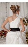 Cute One Shoulder Floral Homecoming Prom Dresses KSP235