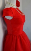 Vintage Off The Shoulder Little Black Dress KSP352