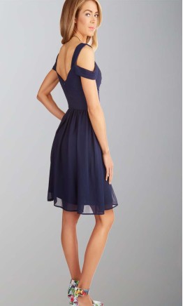 Light Pink Off the Shoulder Short Prom Dress with Straps KSP404