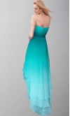 Pretty Sweetheart Ombre High Low Prom Party Dresses KSP412