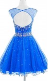 Shining Illusion Sweetheart Short Dresses for Prom KSP471