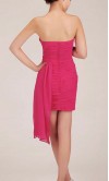 American Beauty Sheath Pleated Chiffon Party Dresses KSP009