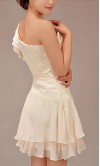 Chic Unique One Shoulder Layered Short Summer Dress KSP017