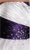 Nifty Strapless Glitter Tulle Short Homecoming Dress KSP120