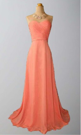 Fashionable Nipped Waist Lace Up Prom Dresses KSP173