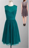 Cross Illusion Sweetheart Flirty Cocktail Bridesmaid Dresses KSP179