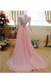 Dazzling Keyhole Sexy Long Formal Evening Dress KSP276