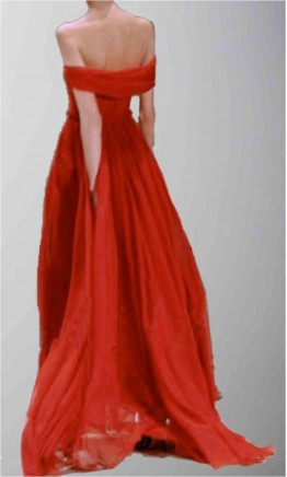 Sexy Off Shoulder Red Formal Dress 