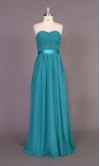 Pleated Twist Sash Long Prom Dress KSP279