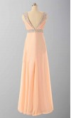 Cap Sleeve Sweetheart Rhinestone Long Prom Dresses KSP284