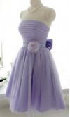 Fresh Mint Sweet Short Tulle Bridesmaid Dresses KSP326