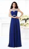 Blue Illusion Long Lace Prom Dresses UK KSP346