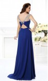 Blue Illusion Sweetheart Long Prom Dresses UK