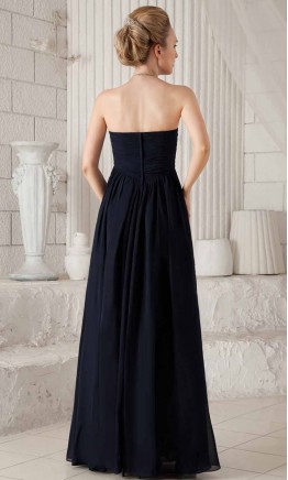 Dark Blue Long Bridesmaid Dresses