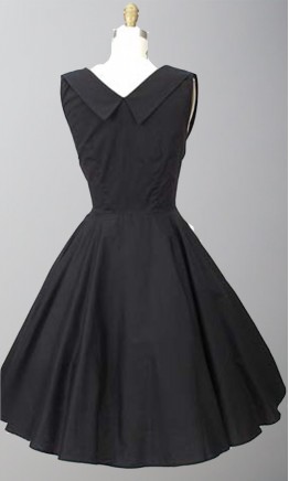 1950s Inspired Shelf Bust Little Black Dresses 