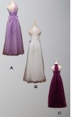 Convertible Long Bridesmaid Dresses KSP379