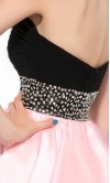 Black and Pink Sweetheart Empire Short Prom Dresses KSP391
