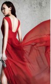 Long Red Prom Dresses With Tank Straps