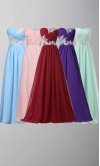 Applique Flowers Lace Up Prom Dresses Long