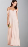 Light Pink Blush Convertible Long Bridesmaid Dresses KSP539