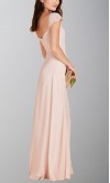 Light Pink Blush Convertible Long Bridesmaid Dresses KSP539