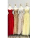 Light Yellow Prom Dresses Strings with Straps KSP563