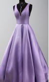 Purple Princess Prom Dresses with Tank Straps KSP565