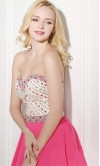 Sequined Hot Pink Short Prom Dresses