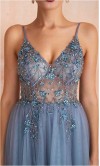  See Throgh Prom Gown Dresses with Slit